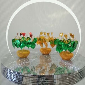 Wire Bo Tree GOLD/RED/GREEN Colour (Kapruka)